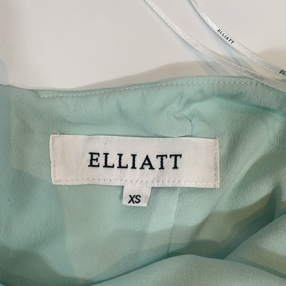 Revolve Elliott Camo Dress Aqua Color Size XS EUC - Picture 5 of 14